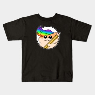 Mr. Pancakes Logo Kids T-Shirt